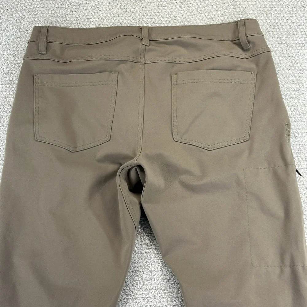 BYLT‎ Premium Basics Pants Mens Sz 38 35x27 Brown Everyday Jogger Slim Fit
